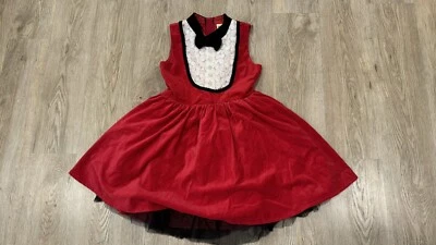 HARAJUKU MINI For Target Dress Girls M 7/8 Red Velvet Red XMAS Gwen Stefani - Image 1 of 4