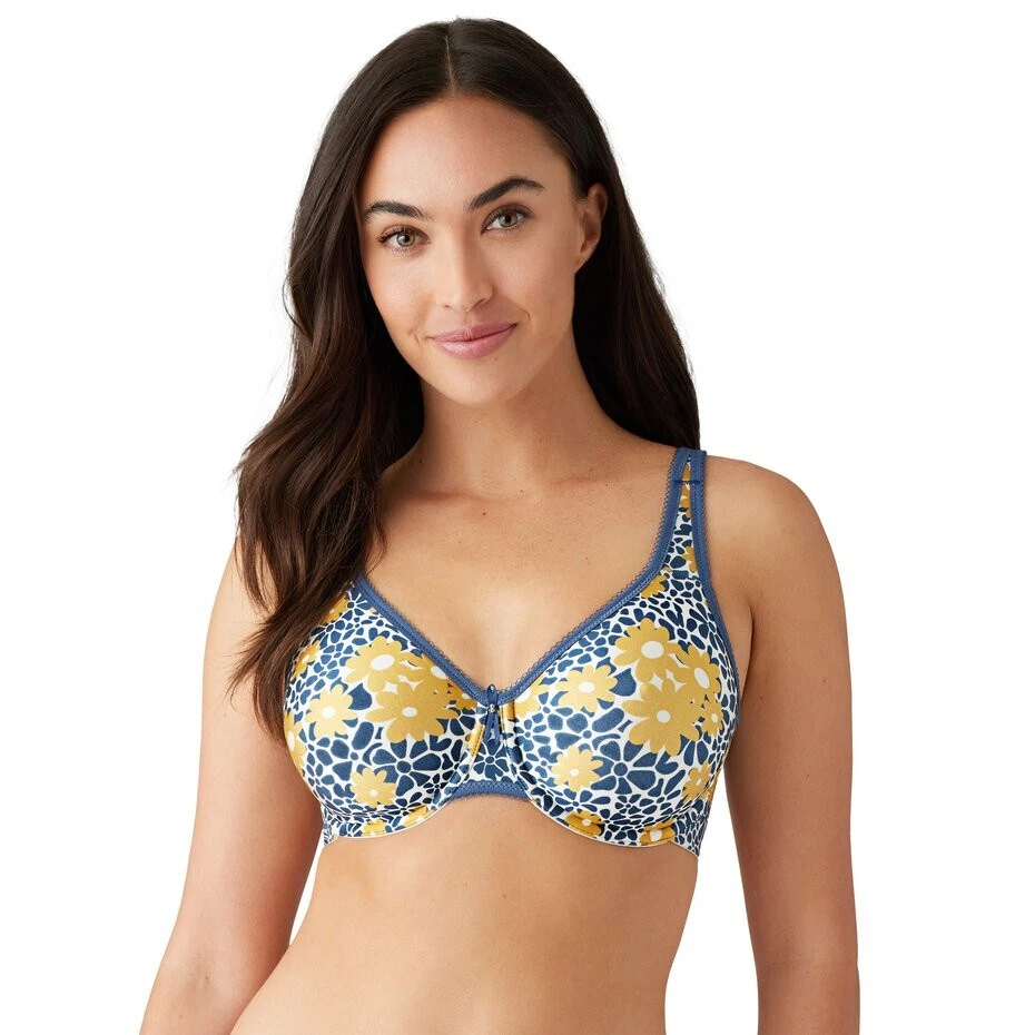 Wacoal 855292 основной красоты бесшовный футболка бюстгальтер 34D цветочный принт на косточках новый с Ярлыками - Изображение 1 из 4