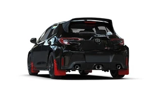 Rally Armor UR Red w/ Black Logo Mud Flaps Set of 4 for Toyota GR Corolla Hatch - Bild 1 von 3