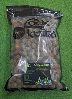 Cockbaits "Seafood GLM" 20mm Boilies NEU IN OVP 2kg Gebinde Angeln Karpfenangeln - Bild 1 von 3