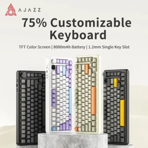 AJAZZ AK820 MAX kabellose mechanische Gaming-Tastatur mit drei Modi - Bild 1 von 90