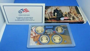 2008 S United States Mint Presidential $1 Coin Proof Set w / Box & COA - Imagen 1 de 4