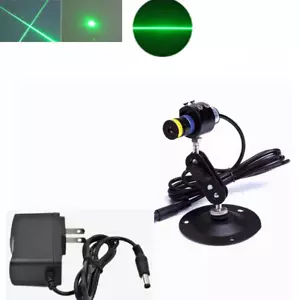 Adjustable 520nm 10/30/50/80/135mW Green Dot/Line/Cross 18 * 65mm Laser Module - Picture 1 of 9