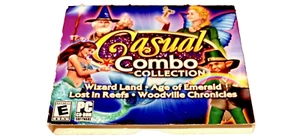 Casual Combo Collection PC CD-ROM WIN Vintage Video Game Wizard Age Chronicles - Picture 1 of 6