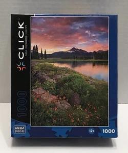 1000 Piece Puzzle New Sealed Mega Click Columbine Island Sunset 27" x 19" - Picture 1 of 3