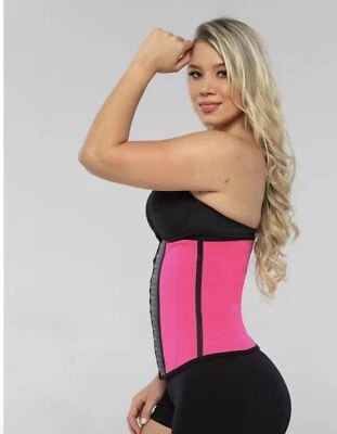 Colombianas Reductoras Entrenador Cintura Rosa Con Negro Laty Rose L 36 Foto 1 de 4