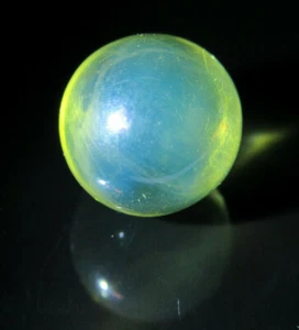 Dominican Blue Amber Bead Natural Authentic Sphere Gemstone 9.4 mm(0.5g) # AB100 - Picture 1 of 12