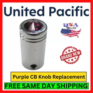 United Pacific 21775B CB-Funkgerät 1 Stück lila Diamant Regler Ersatz Chrom - Bild 1 von 6