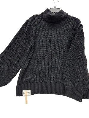 Suéter para mujer International Concepts negro tejido talla XXL M194 Foto 1 de 4