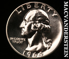 1964 Silver Washington Quarter - Scarce  Choice Gem Proof  Lustrous  #V1708