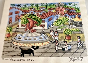 Xaime Ximenez Painting Signed Watercolor Print - Picture 1 of 6