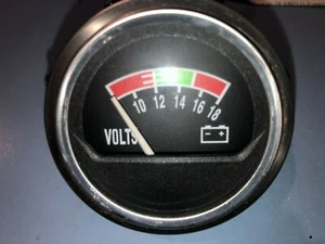 Murphy Voltmeter Gauge 12V 8 - 16 Volt Dial 52mm Diam # Vm12 - Picture 1 of 6