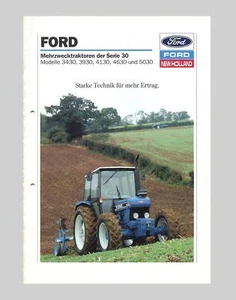New Holland FORD Serie 30 Schlepper 3430 3930 4130 4630 5030 Traktor 1993 - Picture 1 of 1