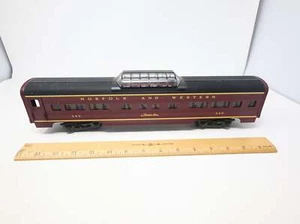 USED MTH Premier O Painted Aluminum Vista Dome Car N&W Powhatan #545 READ - Picture 1 of 6
