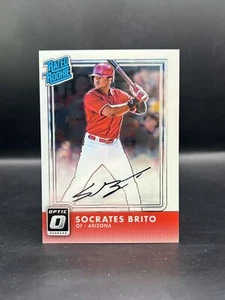Donruss Optic #RR-SB 2016 Socrates Brito clasificación de novatos firmas - Imagen 1 de 2