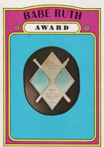 Topps #626 1972 ganadores de Babe Ruth - Imagen 1 de 2