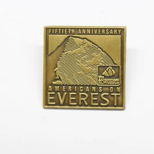 Solapa de prendedor Americans on Everest del 50 aniversario del American Alpine Club - Imagen 1 de 3