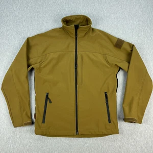 Highlander Odin Softshell Jacket Mens M Coyote Brown AB-TEX PitZips Fleece Lined - Picture 1 of 21