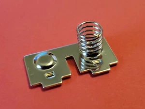 Keystone 5214 Battery Contact AAAA AAA N Solder Tab Steel Nickel Plated Contacts - Picture 1 of 14