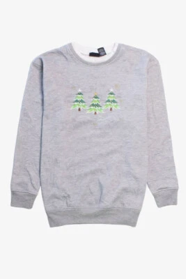 Moletom de Natal cinza feio 58133 - Imagem 1 de 2