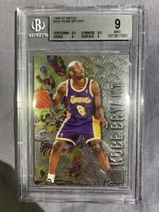 1996-97 Fleer Metal Kobe Bryant Rookie Card RC BGS MINT 9 - Picture 1 of 2