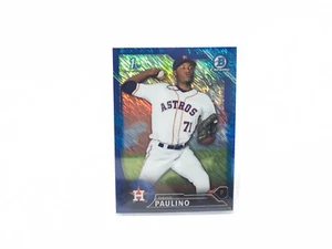 GEORGE ISKENDERIAN 2016 Bowman Chrome 1st Blue Shimmer Refr. BCP187 BREWERS - Picture 1 of 2