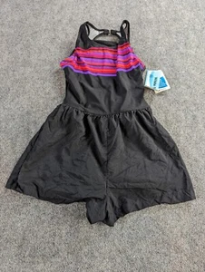Whitesand Swimsuit Jogger Womens 10 Bathing Suit One Piece SHORTS Black NWT - Picture 1 of 11