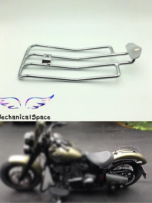 Portaequipajes de asiento solo cromado para Harley Davidson Sportster XL883 1200 1985-2003 Foto 1 de 4