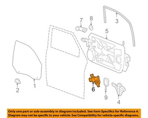 CHRYSLER OEM 09-19 1500 Front Door Glass Hardware-Window Motor 68044805AA - Picture 1 of 2