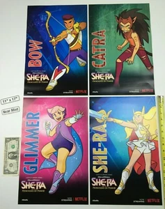 [Lot of 4] She-ra Netflix 11 x 17 Posters Bow Catra Glimmer Princess of Power - Picture 1 of 7