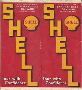 1939 GOLDEN GATE EXPO Shell Oil Co. Road Map SAN FRANCISCO & EAST BAY California - Picture 1 of 11