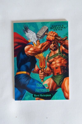 2016 Marvel Masterpieces Battle Spectra Gem Thor vs. Hercules BS-6 53/99 - Image 1 of 3