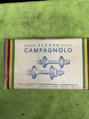 CAMPAGNOLO MOZZI RECORD PISTA BRIDA PEQUEÑA 28 Agujeros NUEVO EN CAJA PISTA Foto 1 de 4