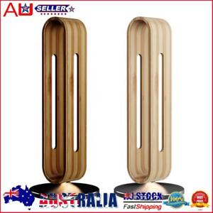 Bamboo Wood Aluminum Headphone Stand Headset Earphone Display Hanger Bracket AU