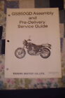 Suzuki Gs850gd Assembly And Pre Delivery Service Guide