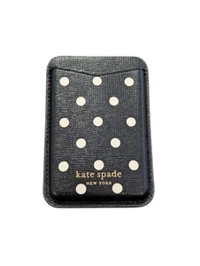 D2-O kate spade new york Magnetic Cell Phone Wallet with MagSafe - Black/Dotted - Photo 1 sur 1