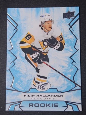 22-23 UD Ice Filip Hallander Rookie 🚨🚨🚨 Pittsburgh Penguins  - Image 1 of 2