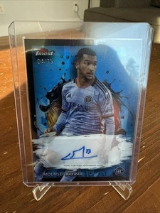 2024 TOPPS FINEST MLS MOUNSEF BAKRAR RC AUTO NYCFC BLUE 4/75 #BA-MB - Picture 1 of 3