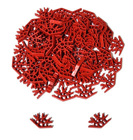 120 K'NEX Rare Red Connectors 4-Position (Green Size) Standard Replacement KNEX