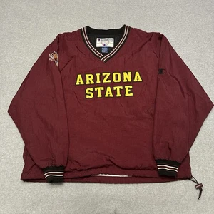 Vintage Arizona State University Champion Windbreaker Pullover Jacket Size large - Picture 1 of 6