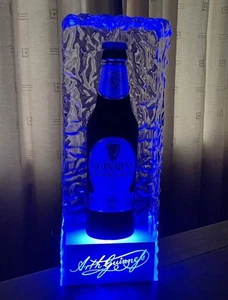 Guinness Black Lager Light Up Sign *Ultra Rare* New Old Stock Bottle Opener - Picture 1 of 17