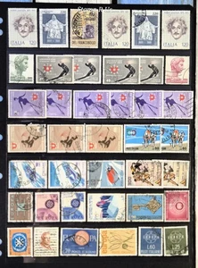 ITALIAN  Daily Stamp Mix from ITALY - 40 Stamps Italia - Sold as Seen - VF/NH - Picture 1 of 2