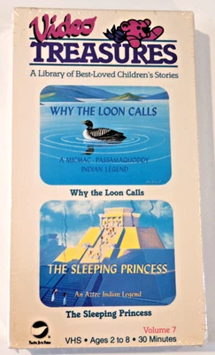 Video Treasures Vol #7 Why the Loon Calls & Sleeping Princess VHS Video Tape New - Image 1 of 4