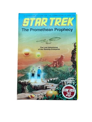 Star Trek The Promethean Prophecy (1986) - Vintage IBM PC Game 5.25" - Image 1 of 4