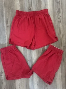 Girls Med 8-10 Soffe Cheer Shorts Red athletic shorts - Picture 1 of 2