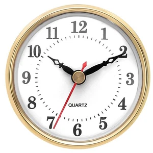PATIKIL 3.1" 80mm Quartz Clock Insert, Round Quartz Movement Miniature Clock ... - Picture 1 of 5
