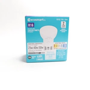 (2-Pk) Ecosmart LED Flood Light Bulb Reflector Energy Star Dimmable Soft White - Picture 1 of 4