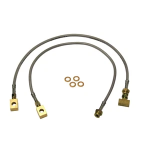 Línea de freno de acero inoxidable se adapta a 90-97 Ford F250/F350 elevador delantero 4-6"; FBL91 - Imagen 1 de 1