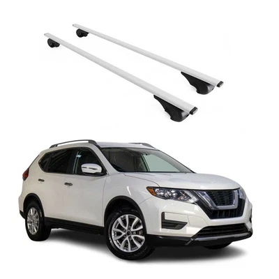 Barras transversales de techo duraderas para Nissan Rogue Sport 2017-2022 gris 2 piezas Foto 1 de 4