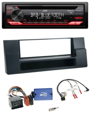 JVC CD DAB USB Bluetooth Lenkrad Autoradio für BMW 5er Ablage Rundpin - Bild 1 von 4